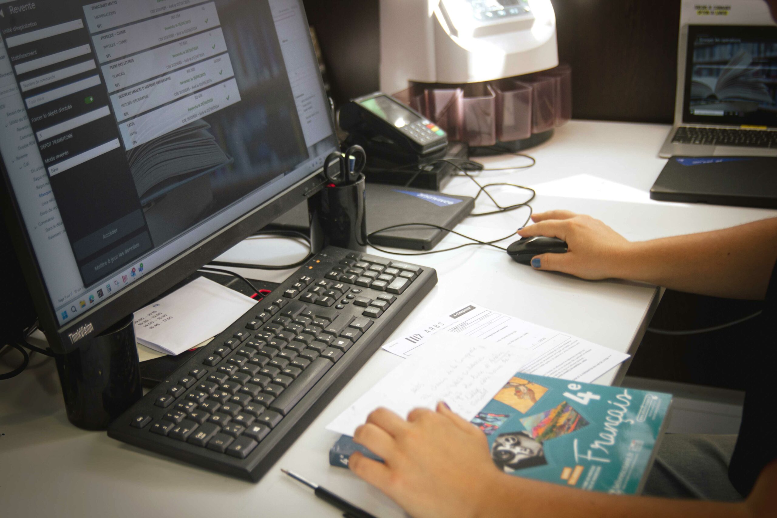 Gestion livres scolaires tri