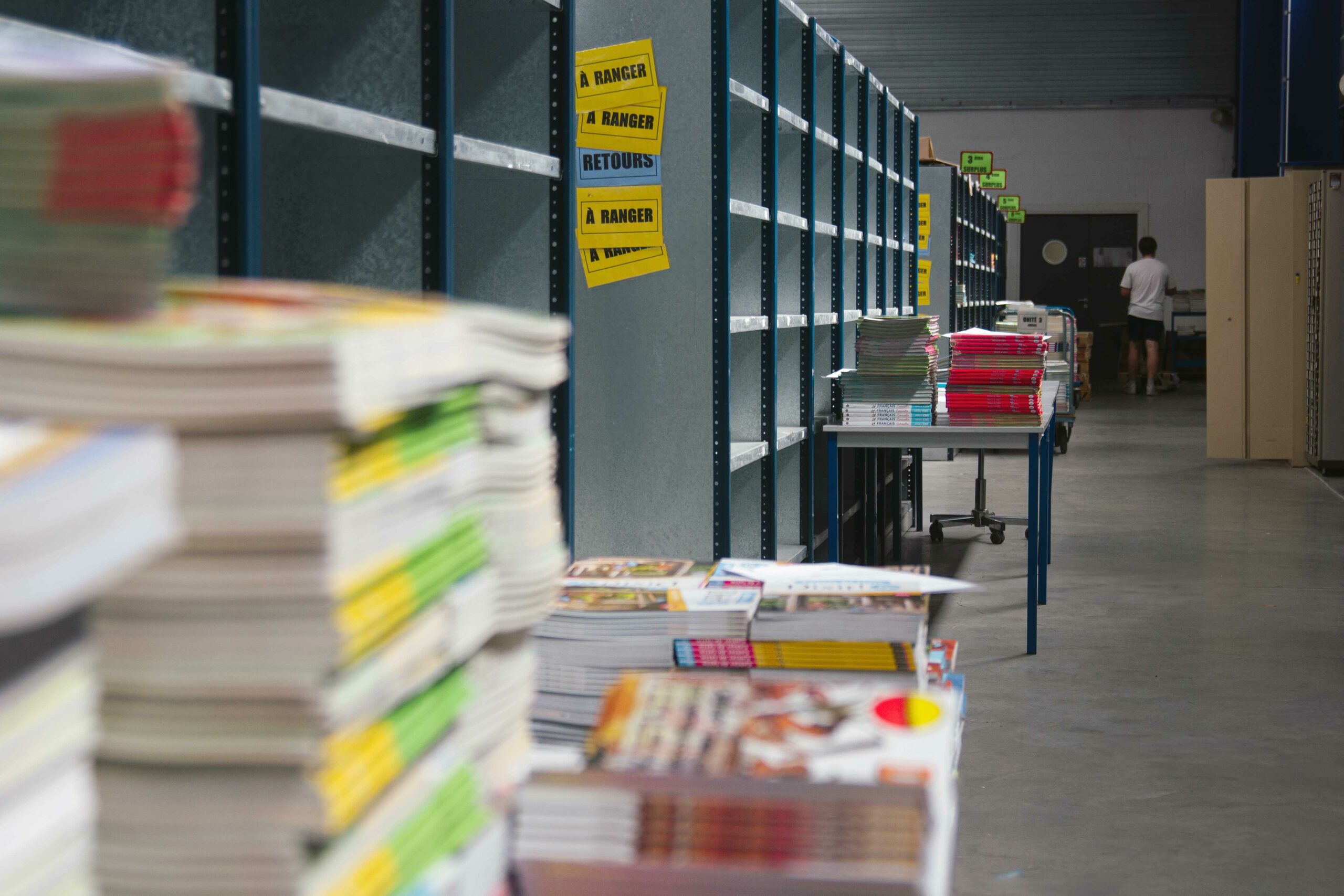 Gestion livres scolaires Entrepot ARBS